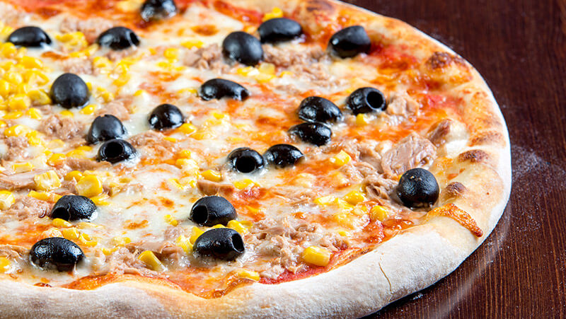 Pizza Tonno olive